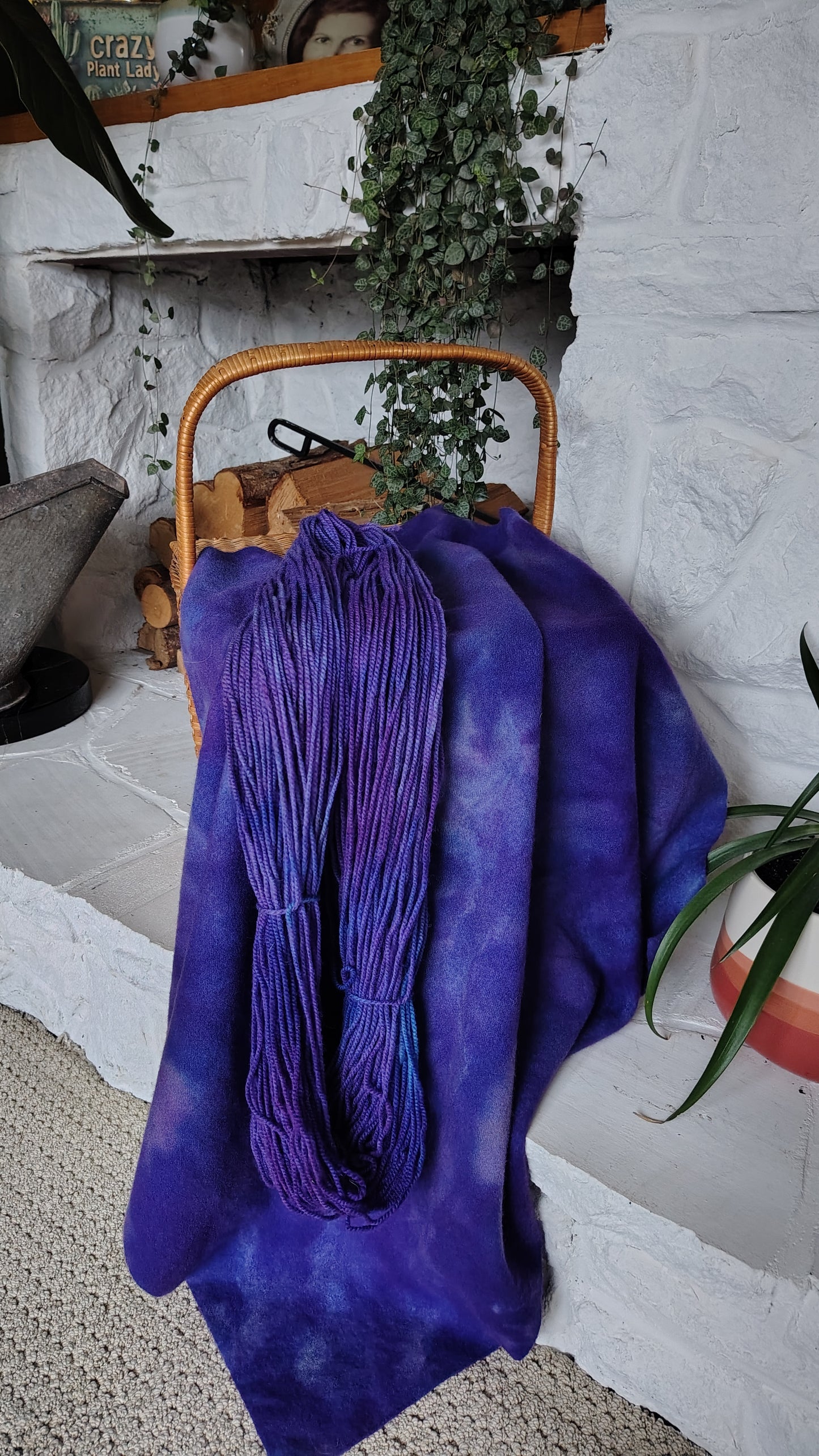 Deep Purple A Hand Dyed Wool