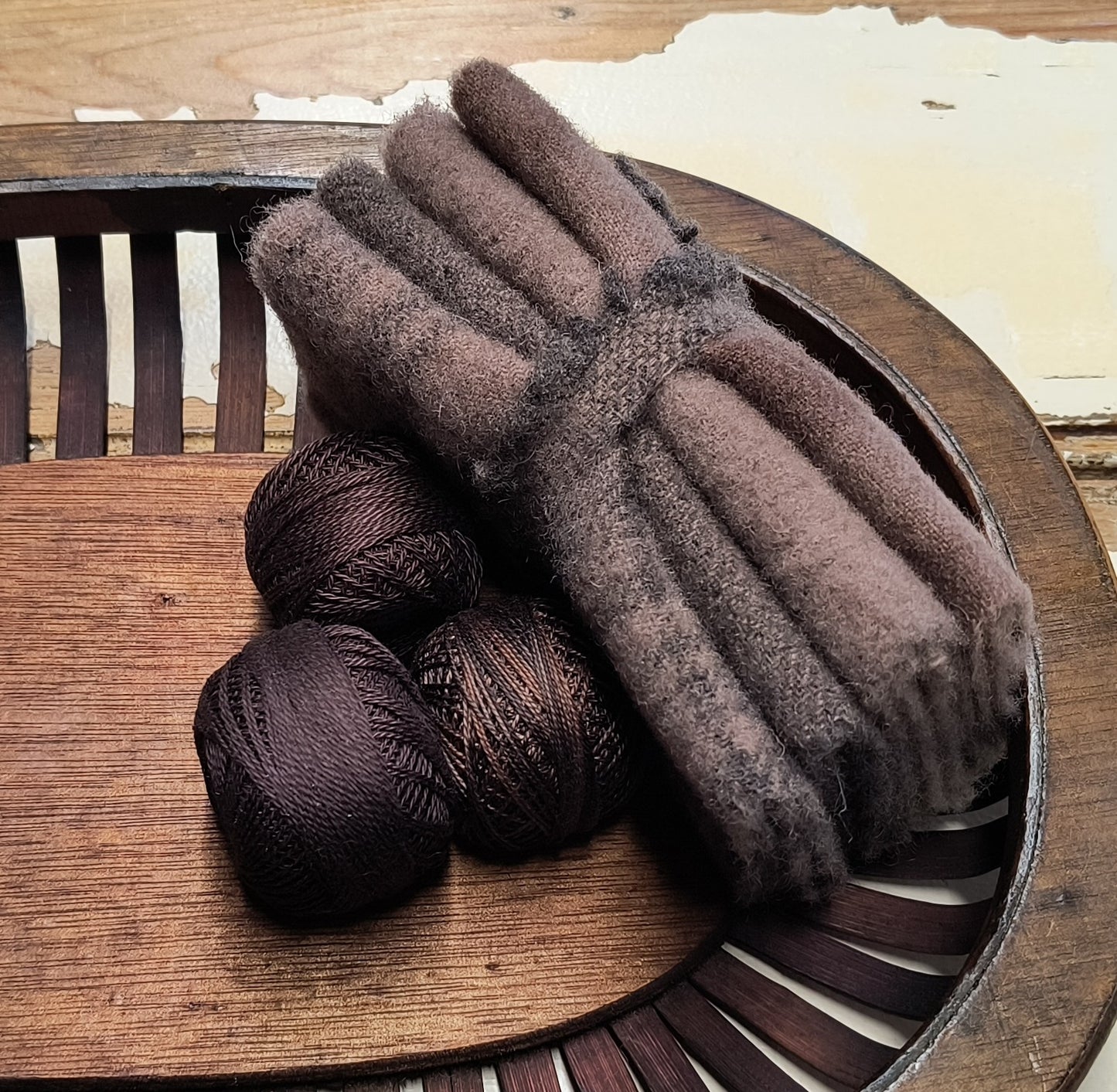 SEAL BROWN BUNDLE Hand Dyed Wool