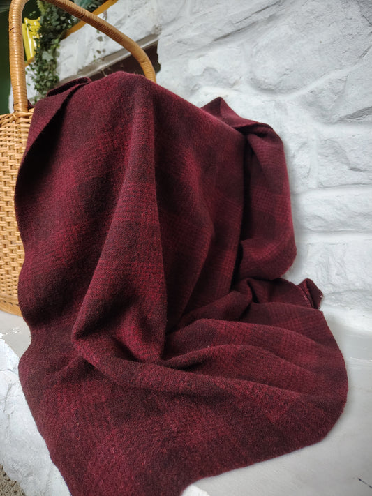 Bright Red Hand Dyed BnP Wool