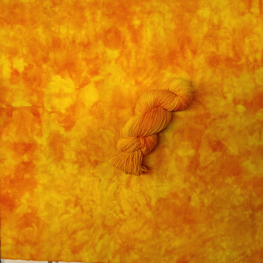 Solar Flare Hand Dyed Wool Yarn