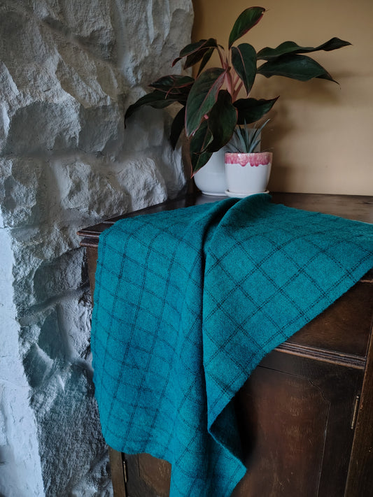 Hand Dyed Quarter Yard BWP Turquoise