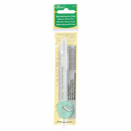 Clover - Water Soluble or Iron Off Marker White