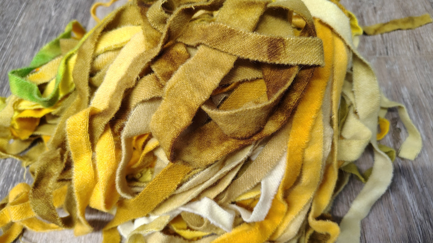 CLEARANCE | Wool Strips | Hand Dyed