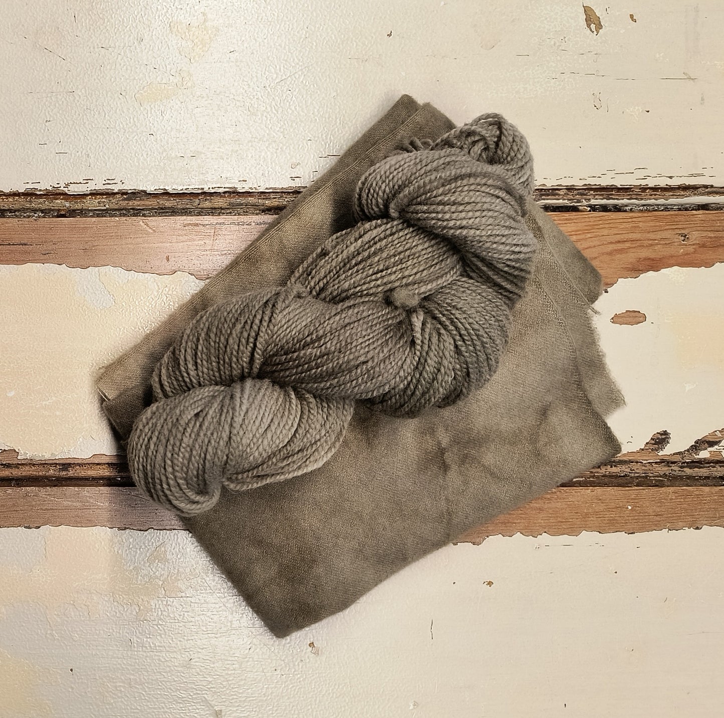 Dark Tundra Hand Dyed Wool Yarn
