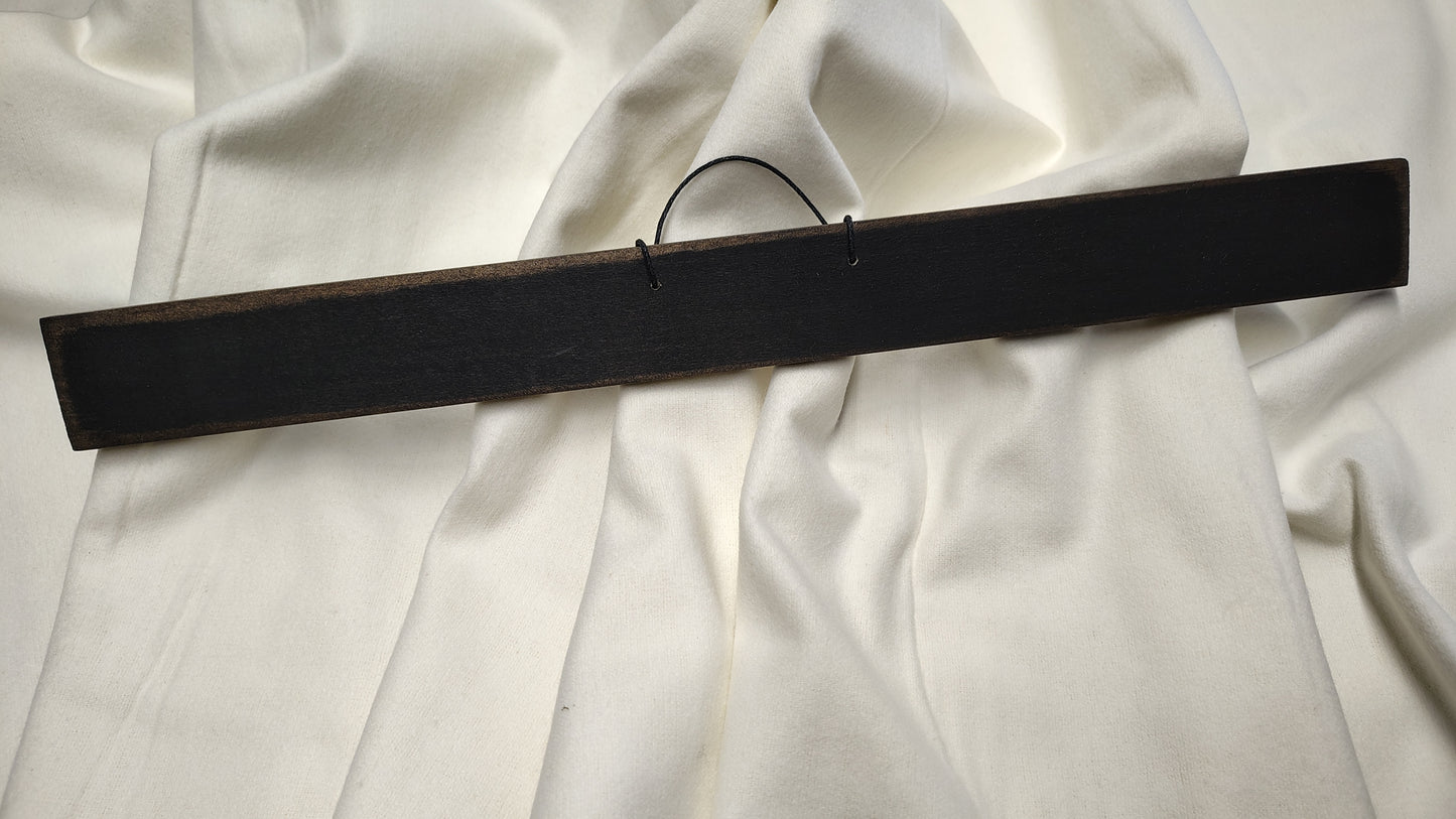 15¼" Wooden Distressed Hanger