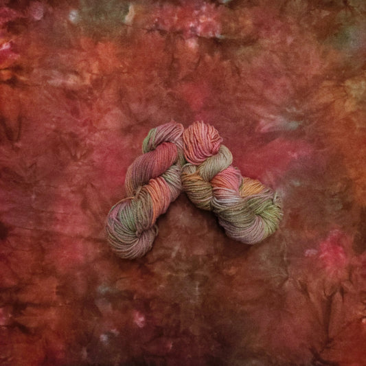 Autumn Silk Hand Dyed Wool Yarn