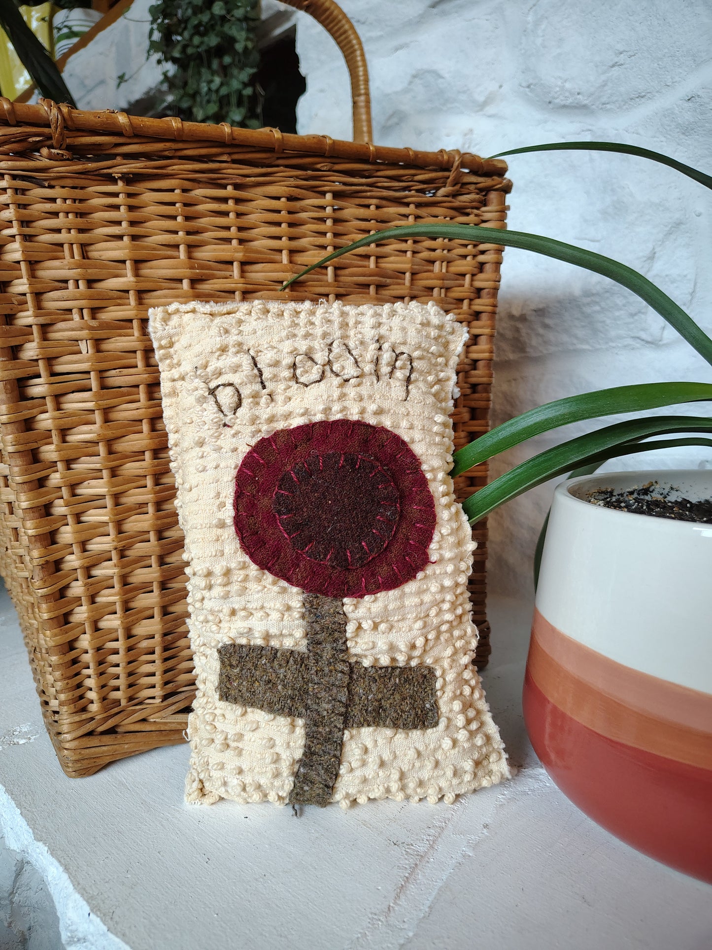 Bloom Pillow - Completed Piece
