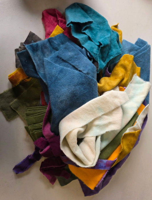 Hand Dyed Wool Grab Bag 1lb