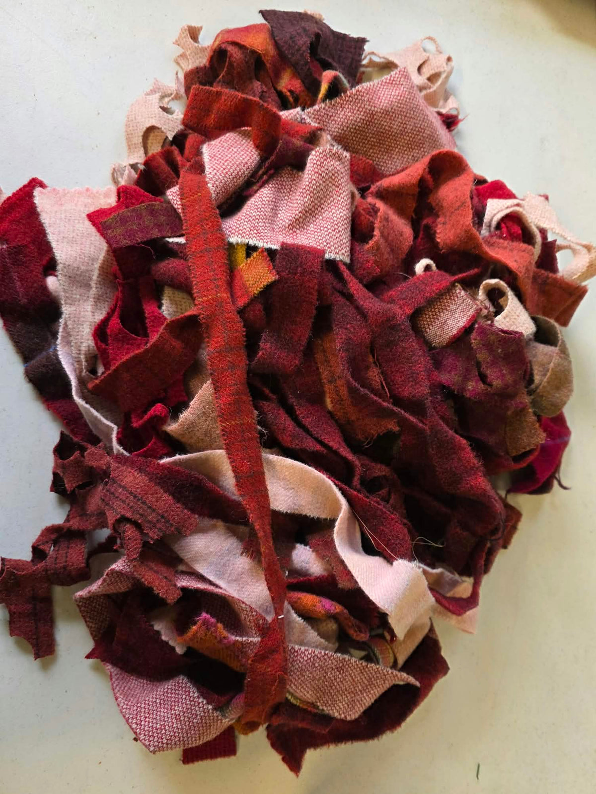 Wool Scraps Grab Bag 1lb