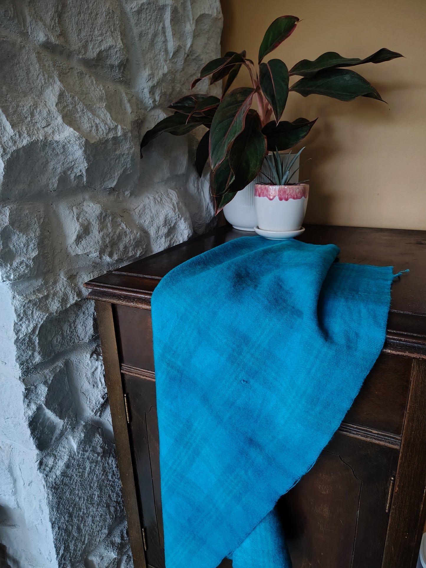CW Turquoise Hand Dyed Quarter Yard