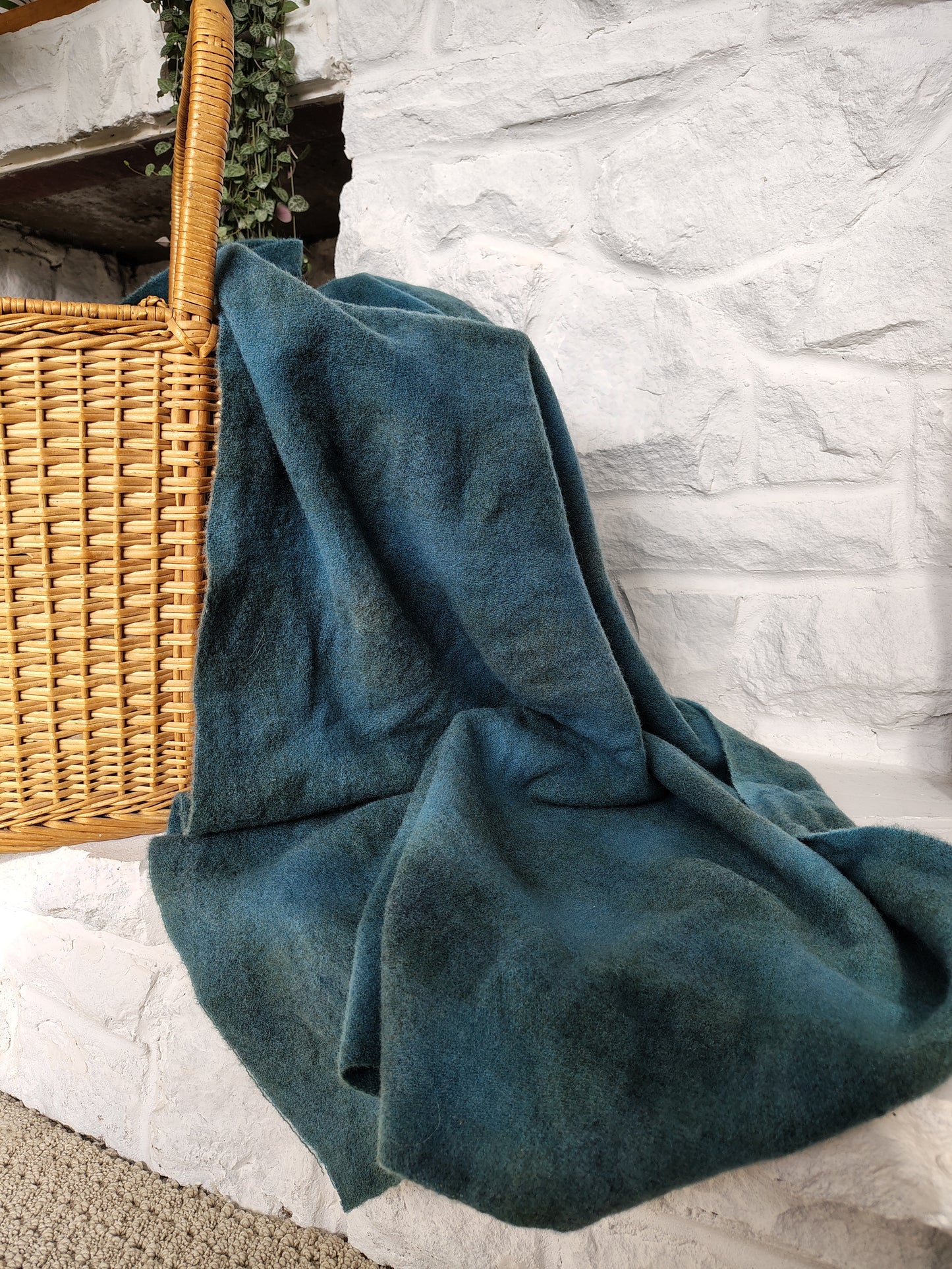 Teal Hand Dyed CS Wool