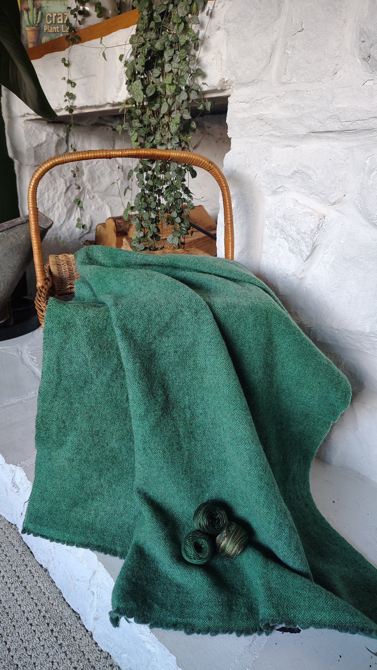 Leaf Hand Dyed Herringbone Wool (Wholesale)