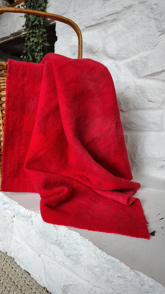 Red Hand Dyed GP Wool