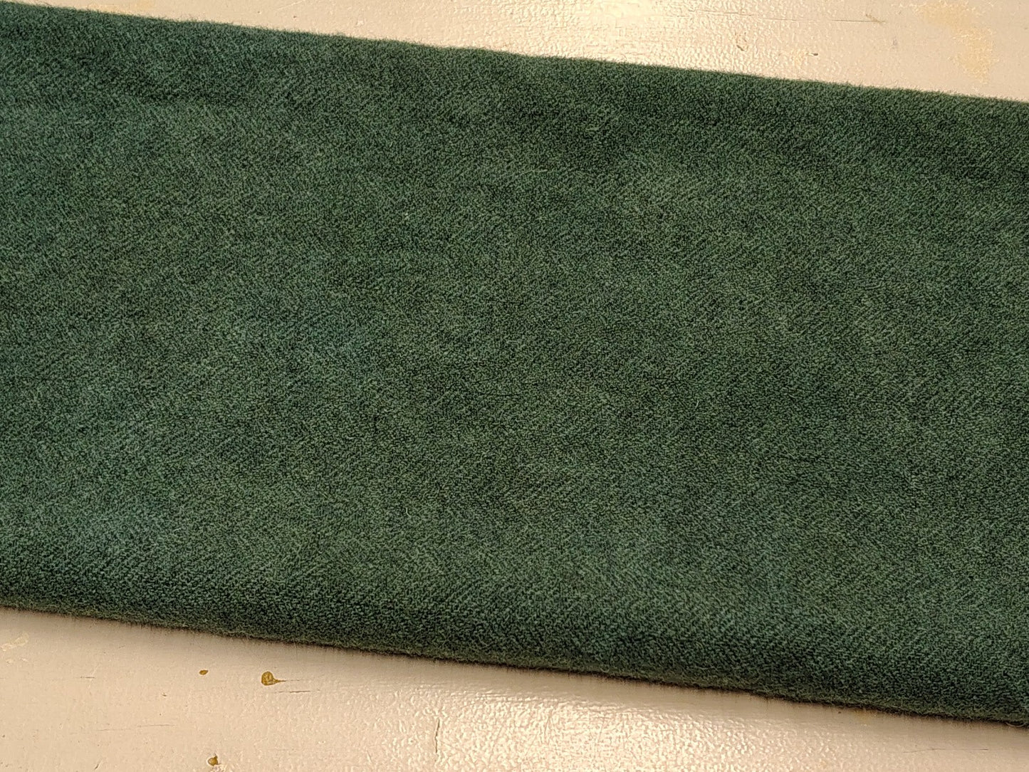 Evergreen Hand Dyed Herringbone Wool
