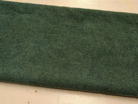 Evergreen Hand Dyed Herringbone Wool