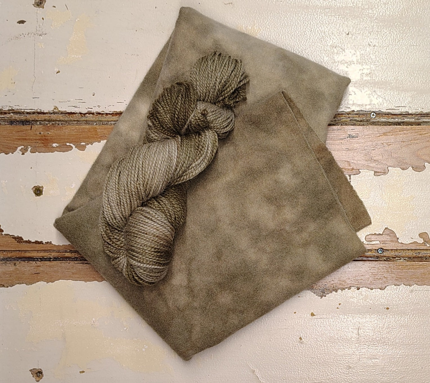 Mushroom Hand Dyed Wool Yarn
