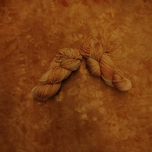 Pumpkin Pie Hand Dyed Wool Yarn
