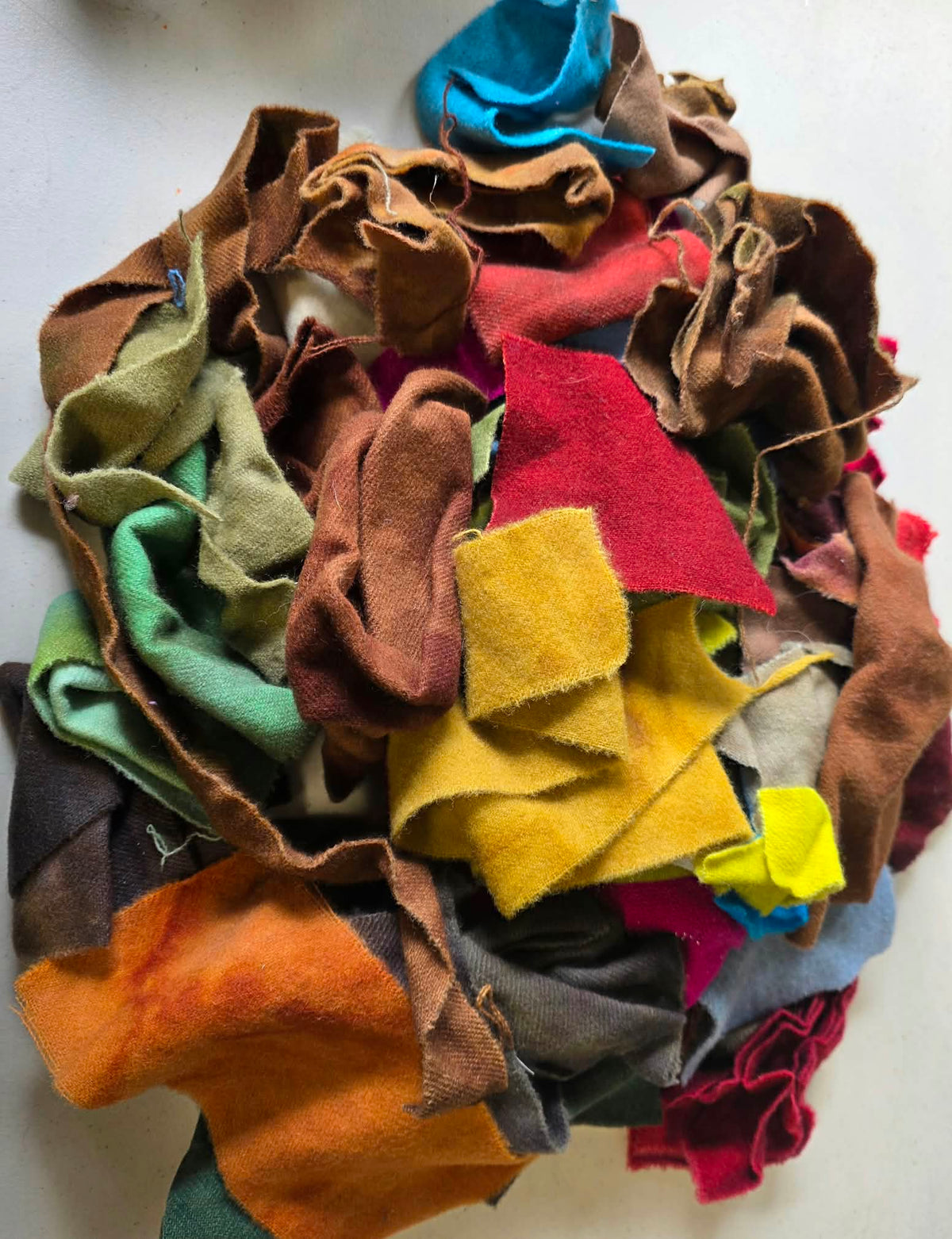 Hand Dyed Wool Grab Bag 1lb
