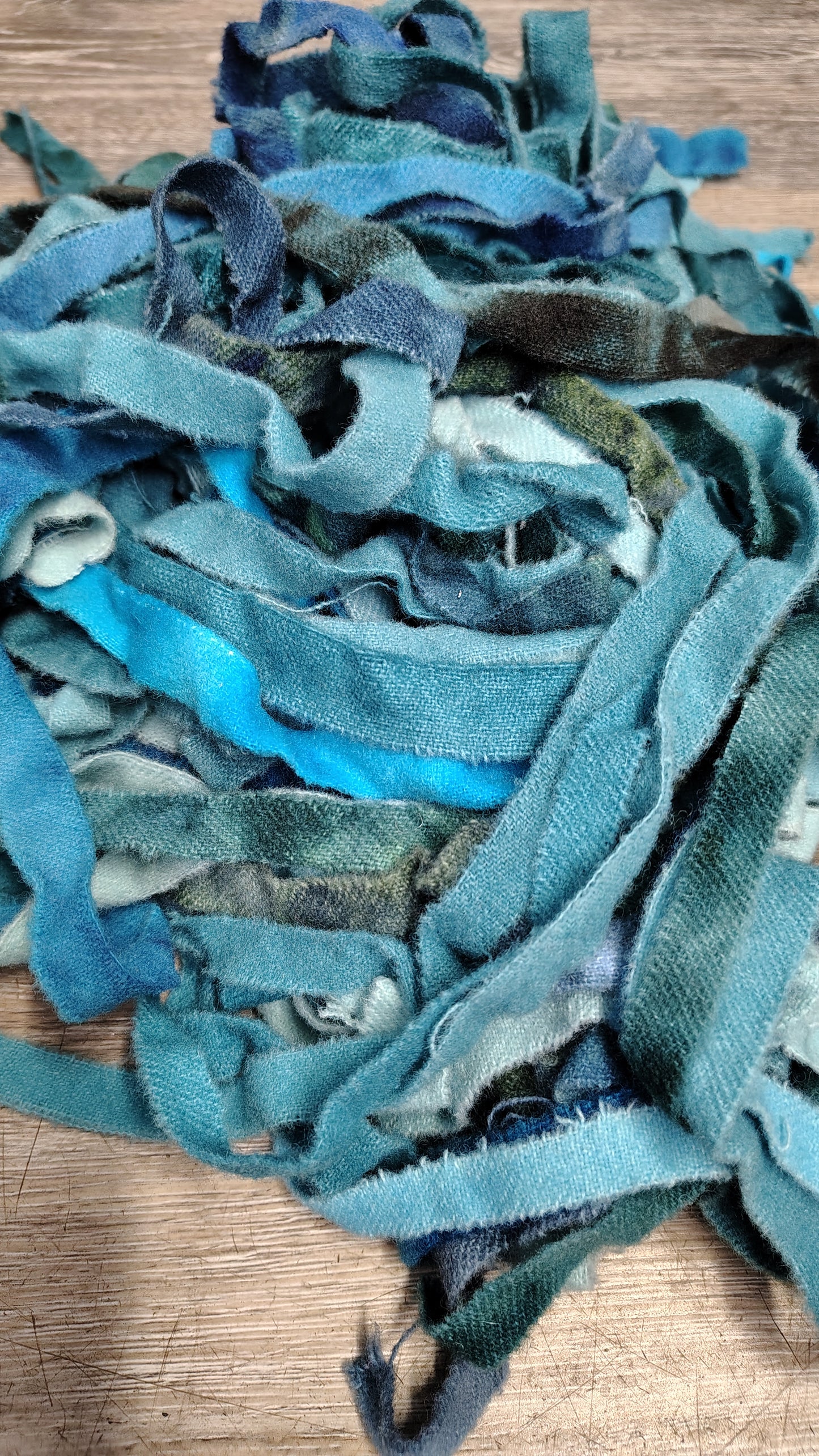 CLEARANCE | Wool Strips | Hand Dyed