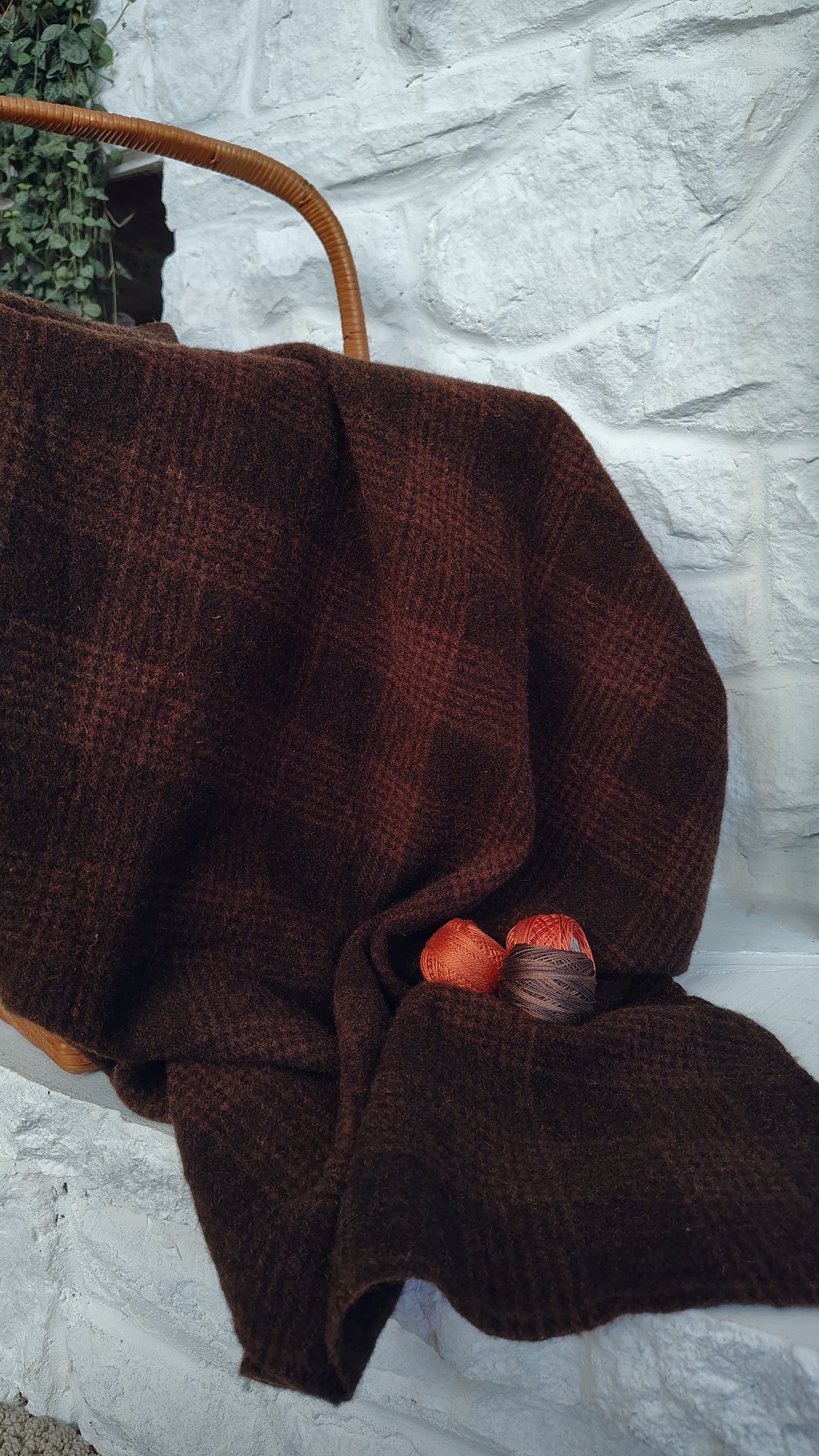 Bright Orange Hand Dyed BnP Wool (Wholesale)