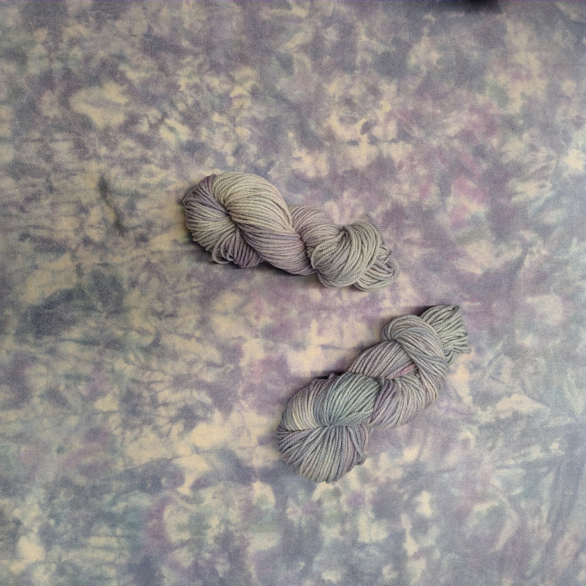 Blueberry Cream Hand Dyed Wool