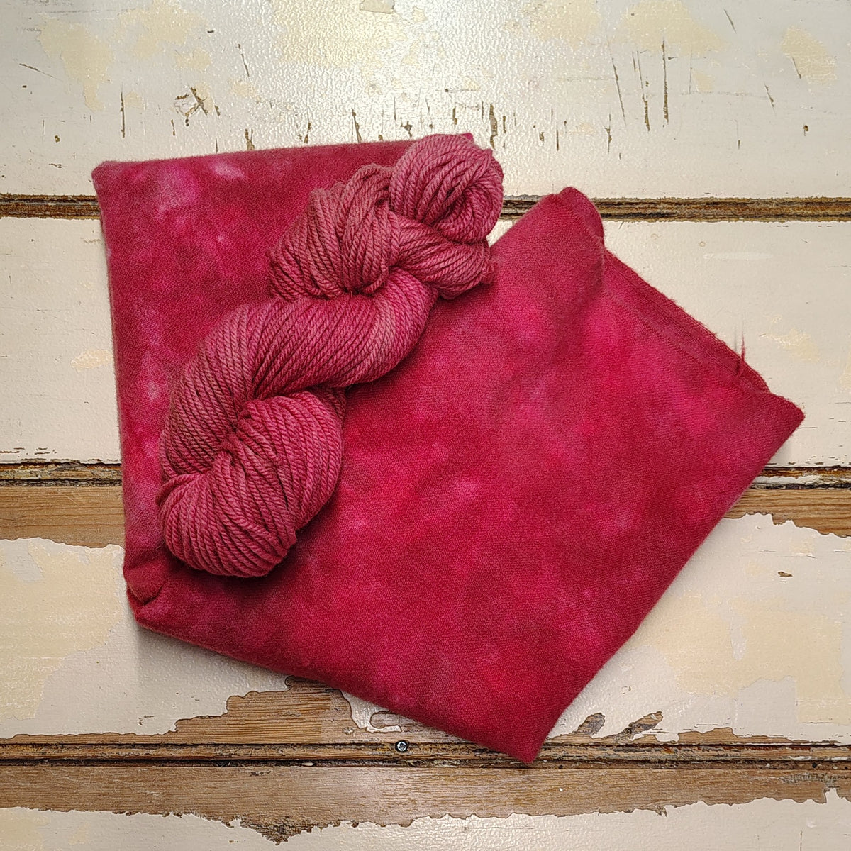 Red Delicious Hand Dyed Wool Yarn