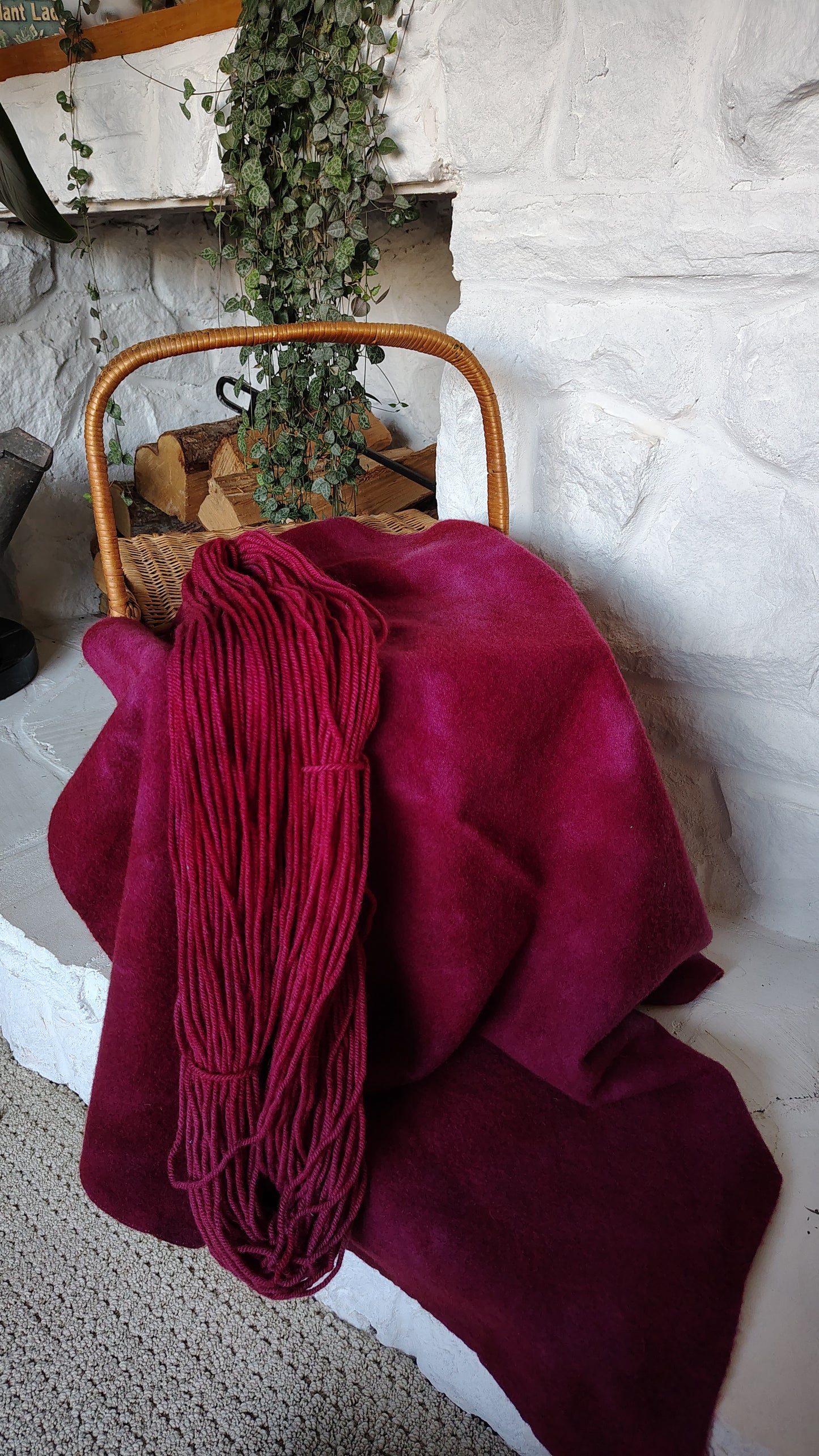 Boysenberry A Hand Dyed Wool