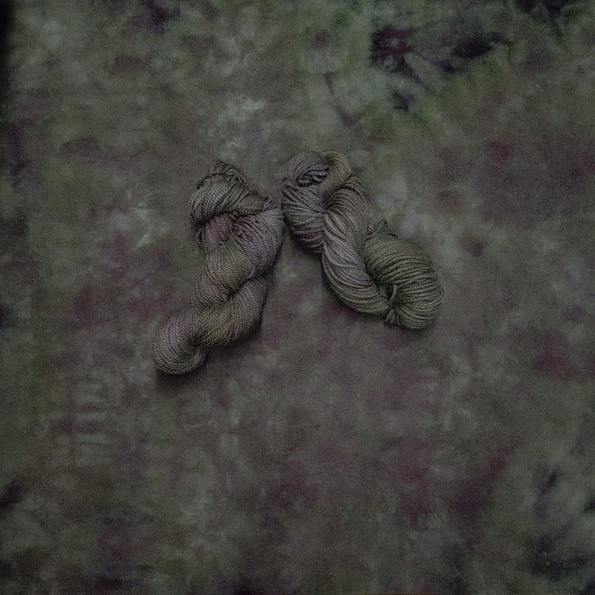 Black Fir Hand Dyed Wool Yarn