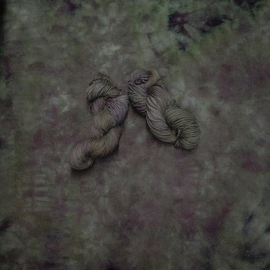 Black Fir Hand Dyed Wool Yarn