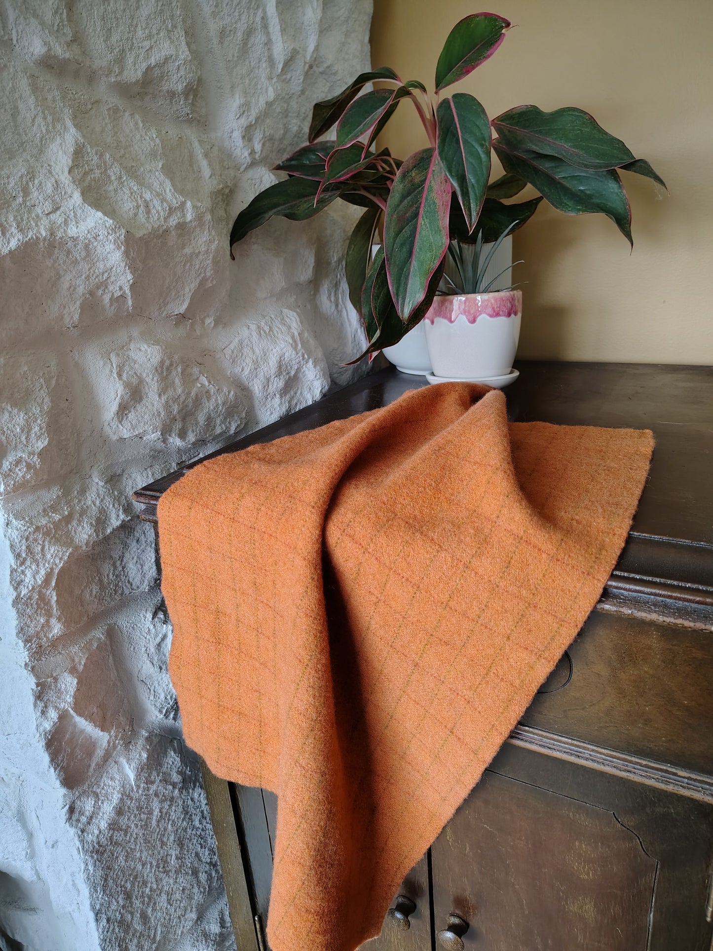 PeP Bright Orange Hand Dyed Quarter Yard