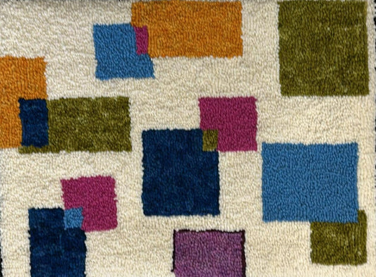 SQUARED Pattern on Linen