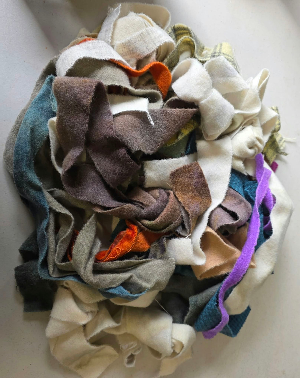 Hand Dyed Wool Grab Bag 1lb