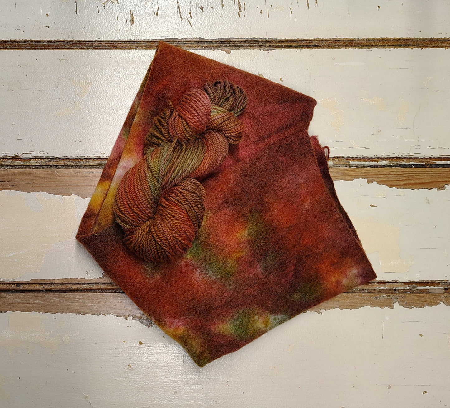 Sugar Maple Hand Dyed Wool Yarn