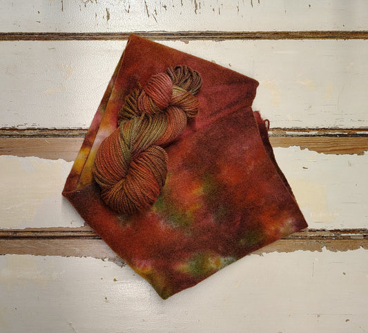 Sugar Maple Hand Dyed Wool Yarn