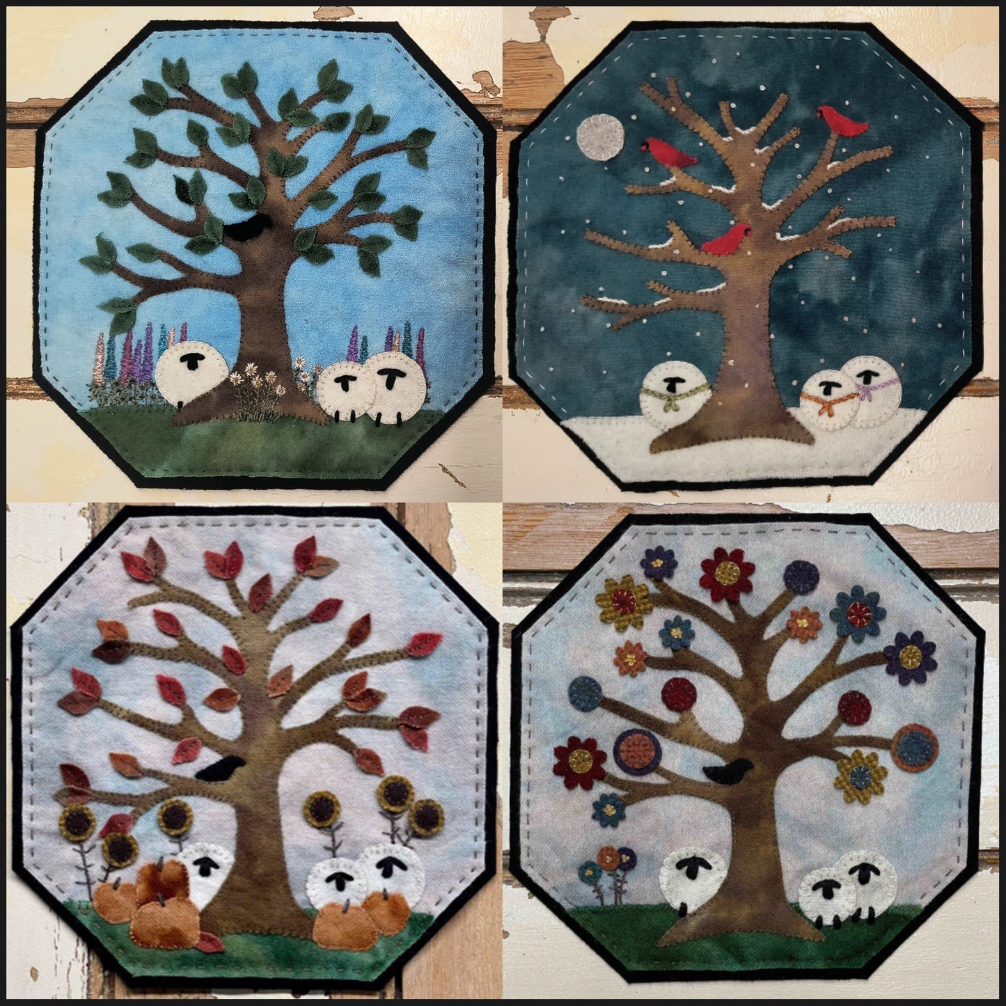 Set of Four "Seasons" Series Mats Kit