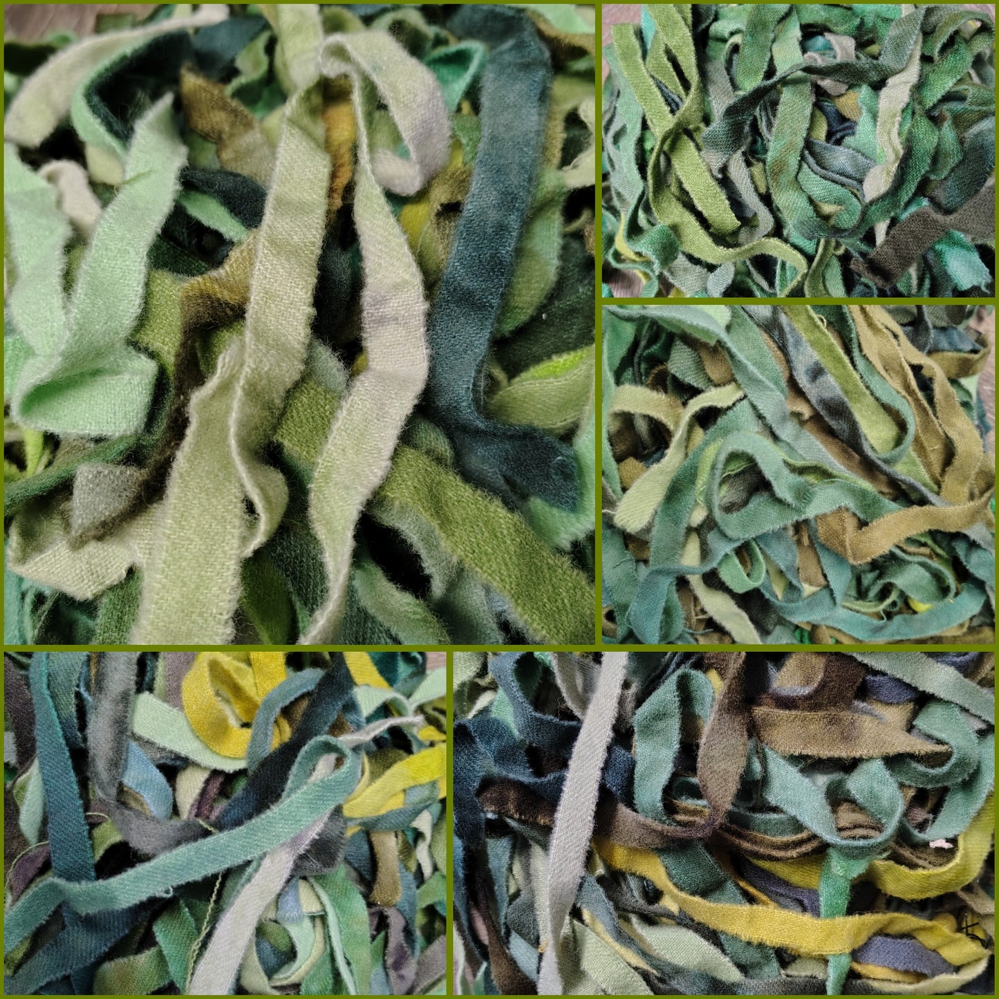 CLEARANCE | Wool Strips | Hand Dyed