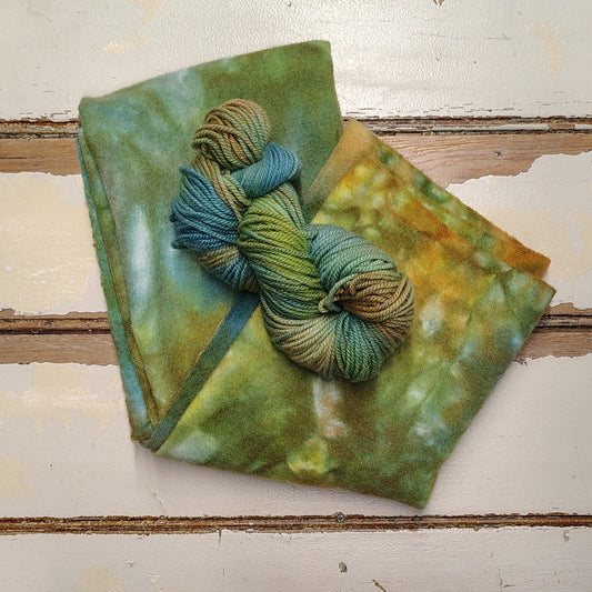 Blue Hawaii Hand Dyed Wool Yarn (Wholesale)