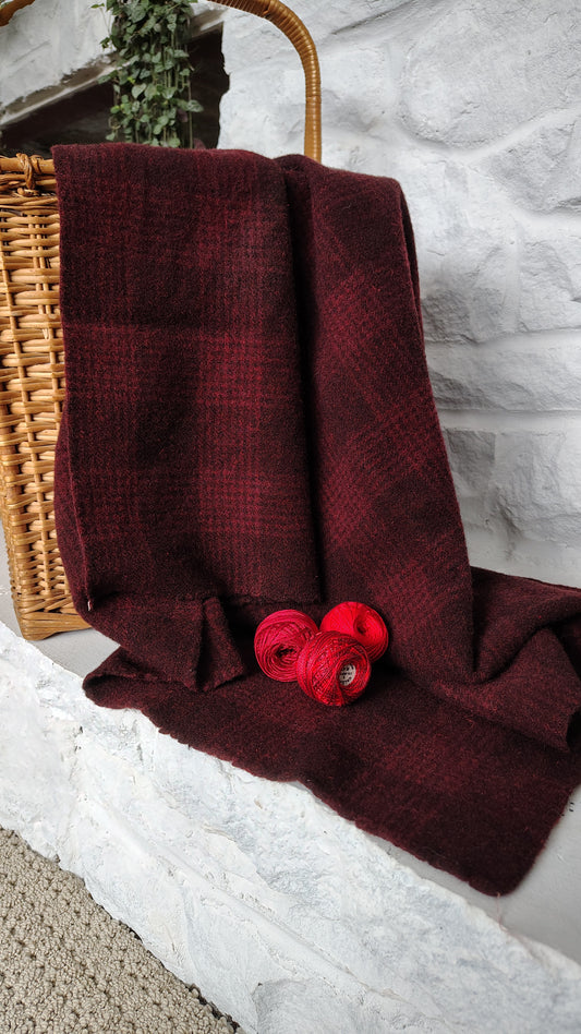 Red Hand Dyed BnP Wool