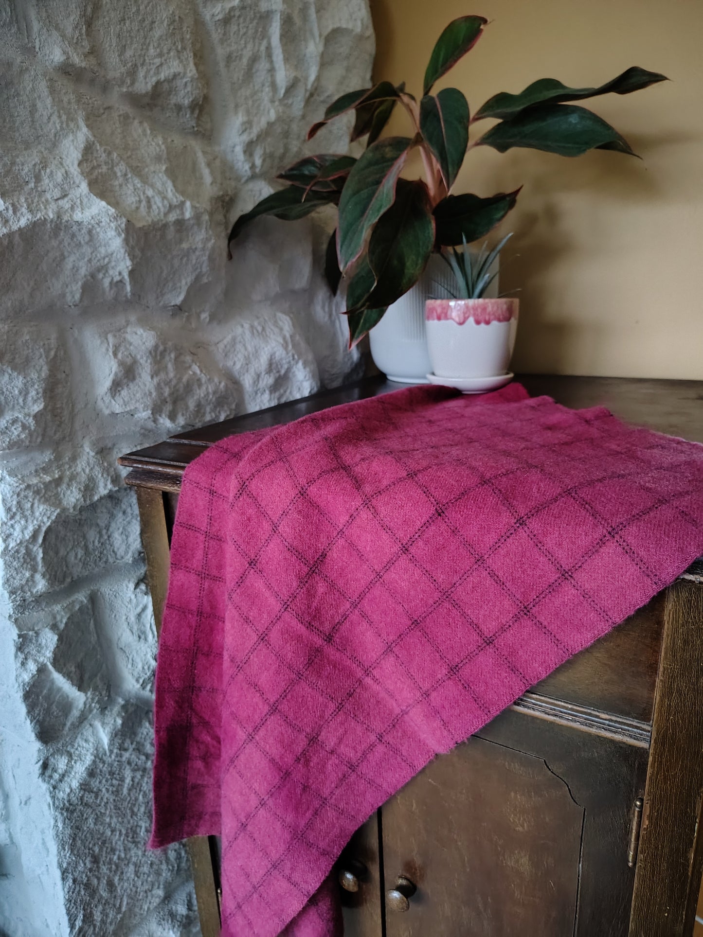 TWP Burgundy Hand Dyed Quarter Yard