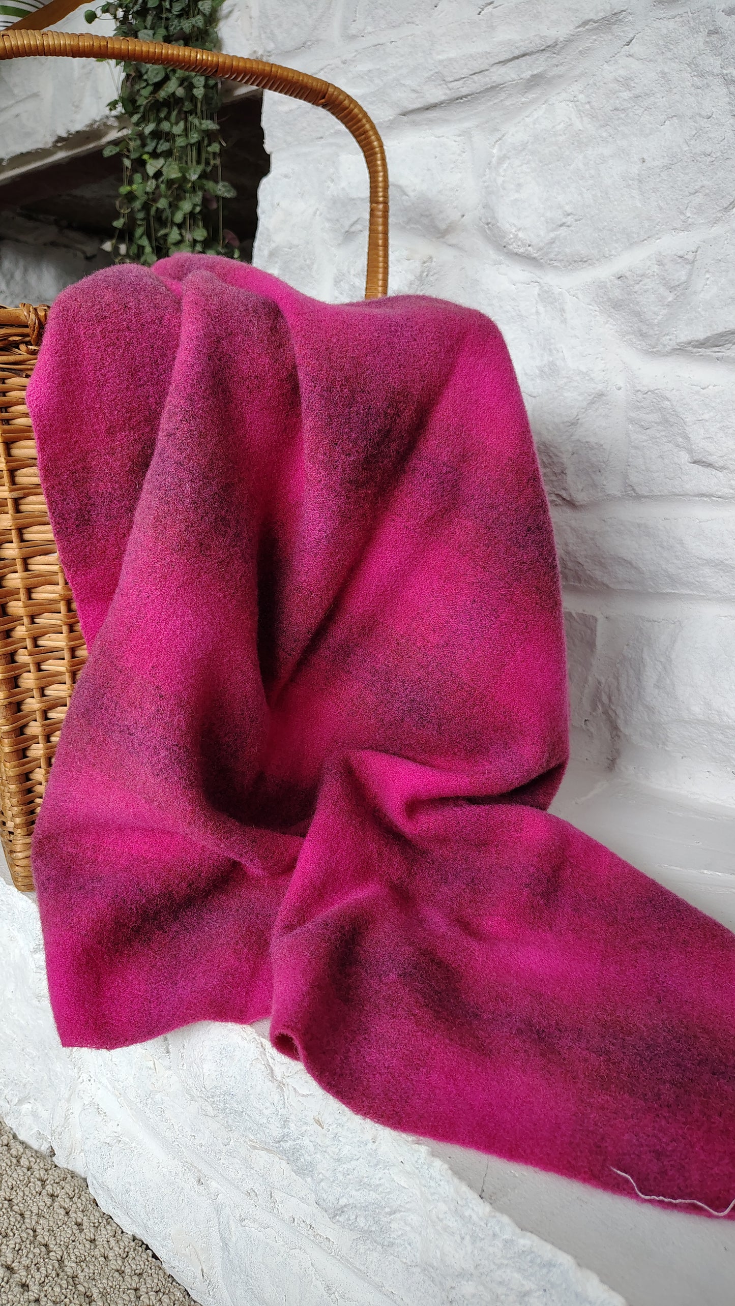 Raspberry Sorbet Hand Dyed CS Wool