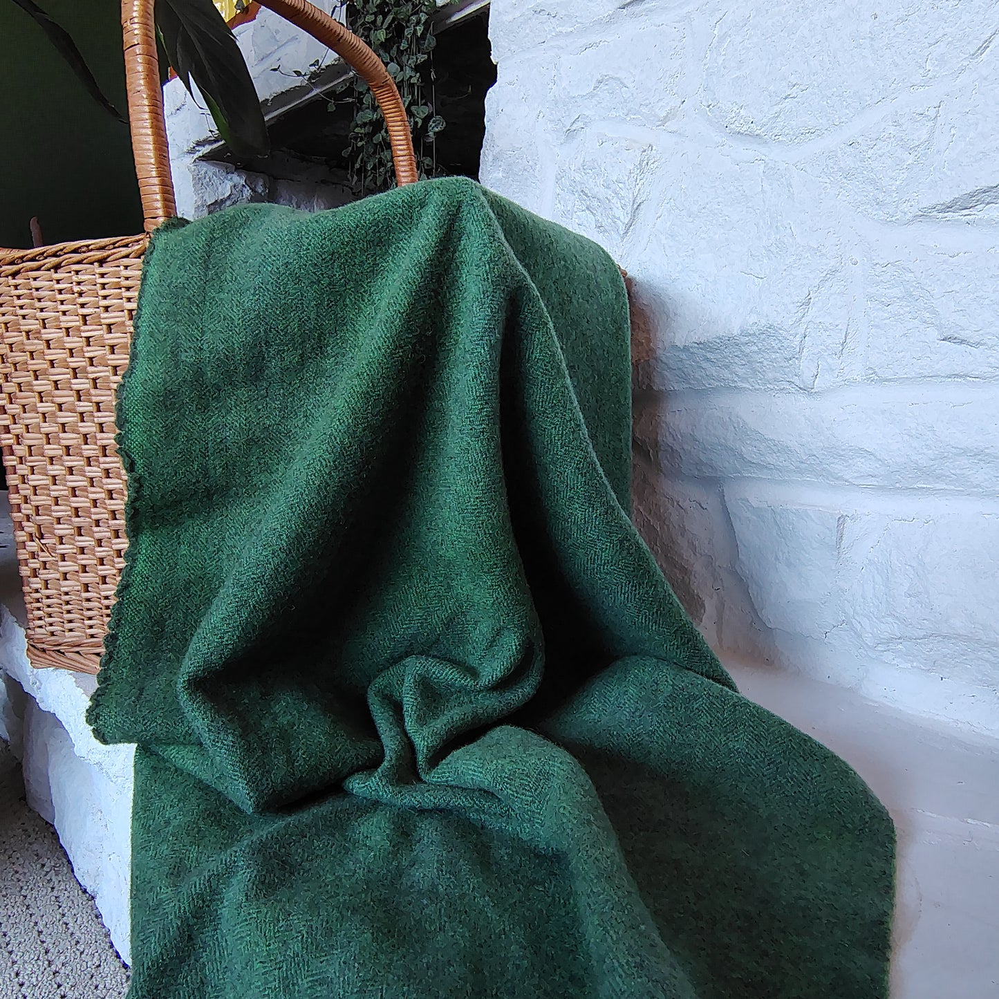 Juniper Hand Dyed Herringbone Wool (Wholesale)