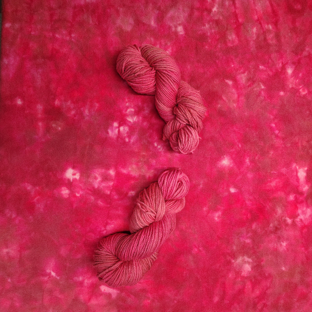 Red Delicious Hand Dyed Wool Yarn