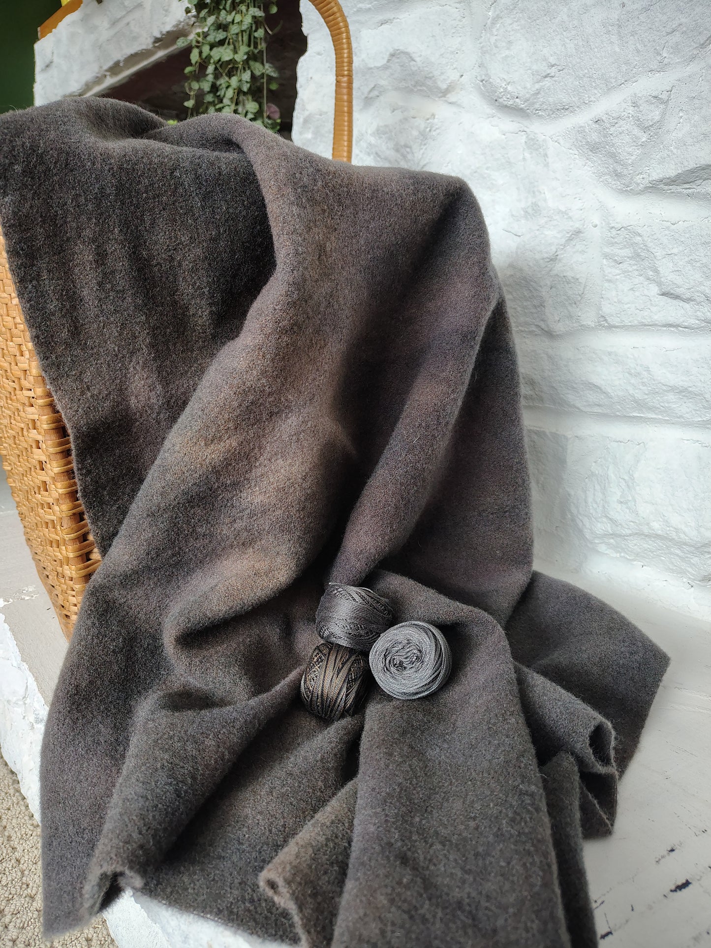 Old Smoke Hand Dyed CS Wool