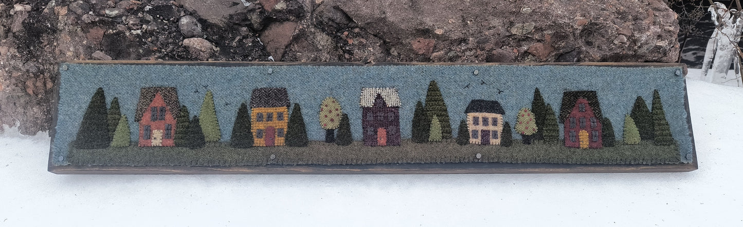 The Village Board Runner Paper Pattern