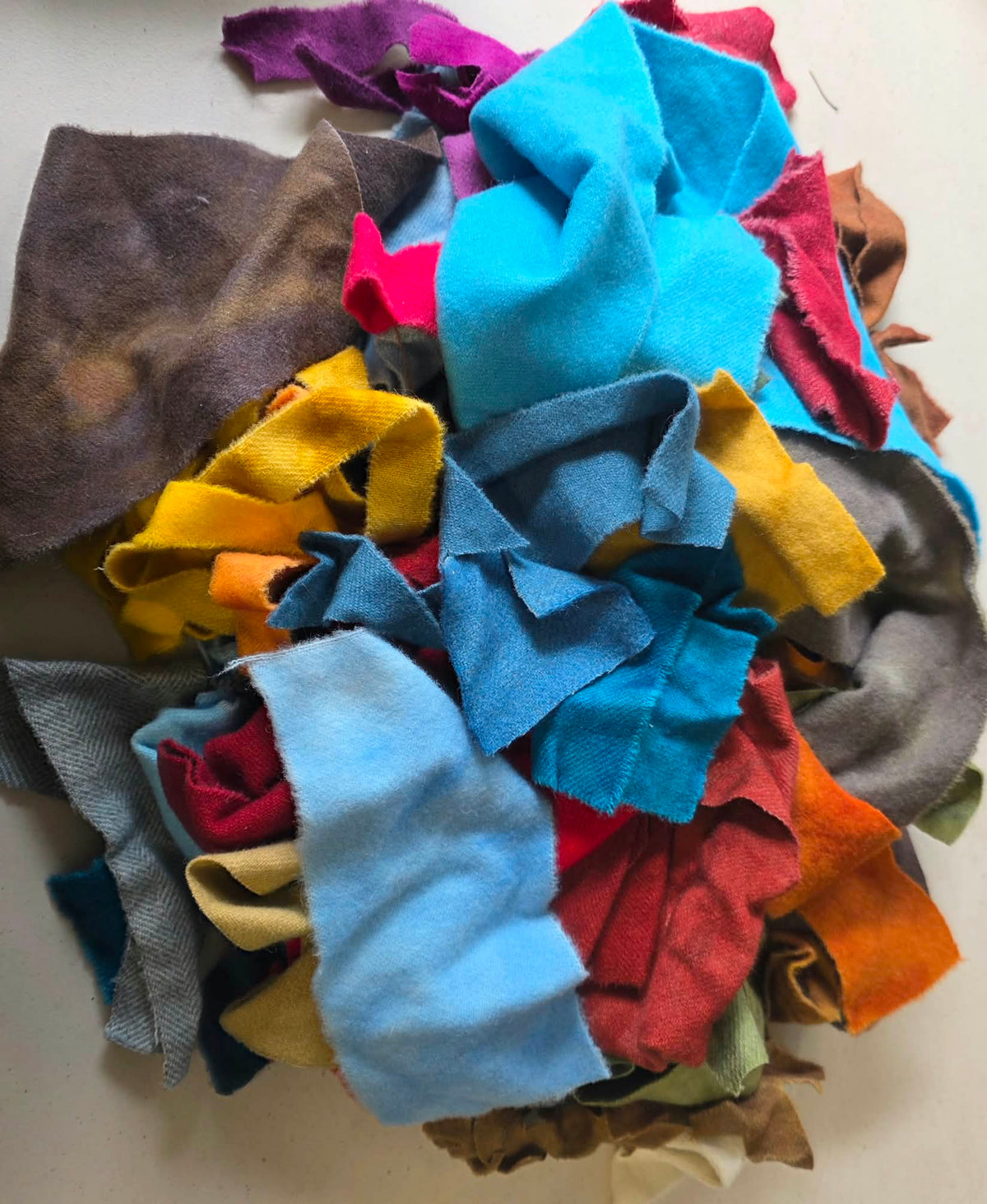 Hand Dyed Wool Grab Bag 1lb