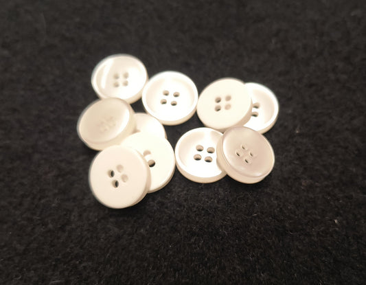 Buttons - White