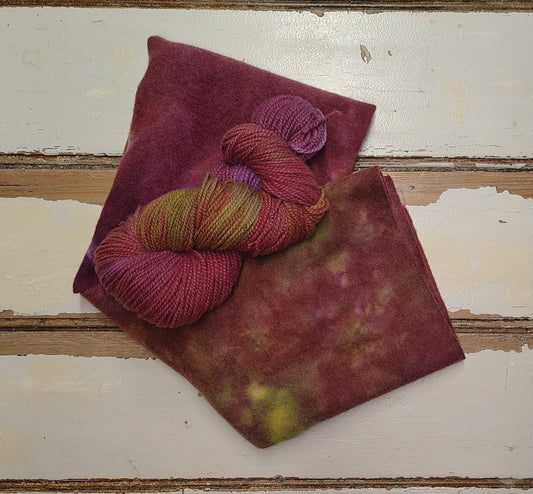 Nefarious Nepenthes Hand Dyed Wool Yarn