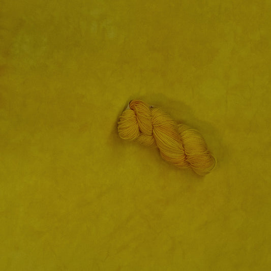 Yellow 01 M Hand Dyed Wool Yarn