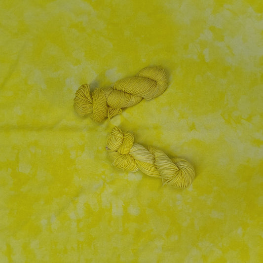 Lemon Drop 01 M Hand Dyed Wool Yarn