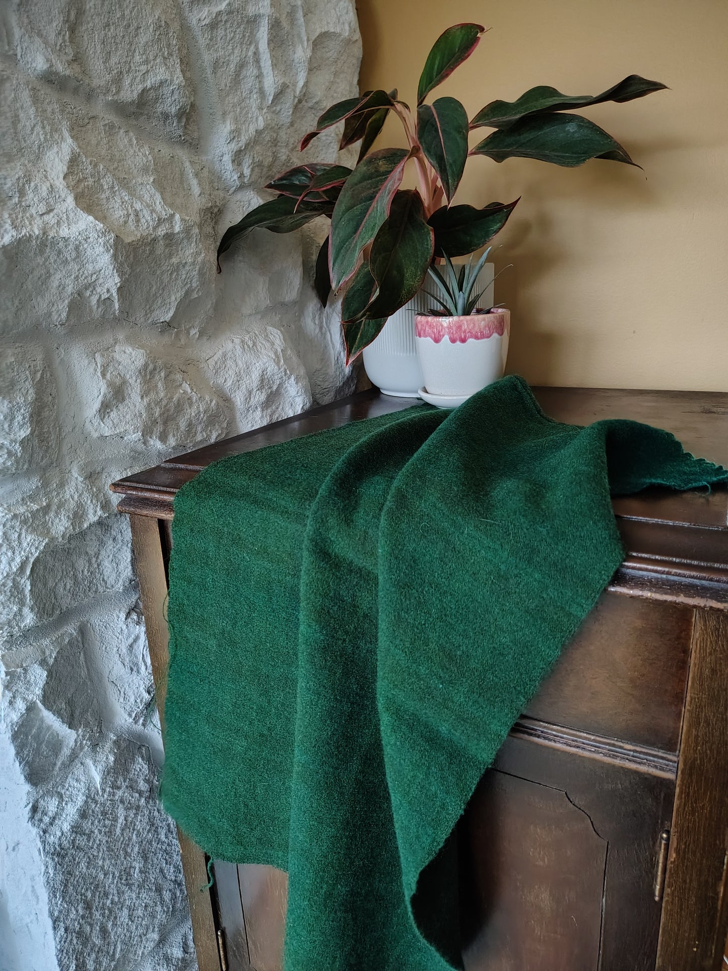 Hand Dyed Quarter Yard OP Turquoise